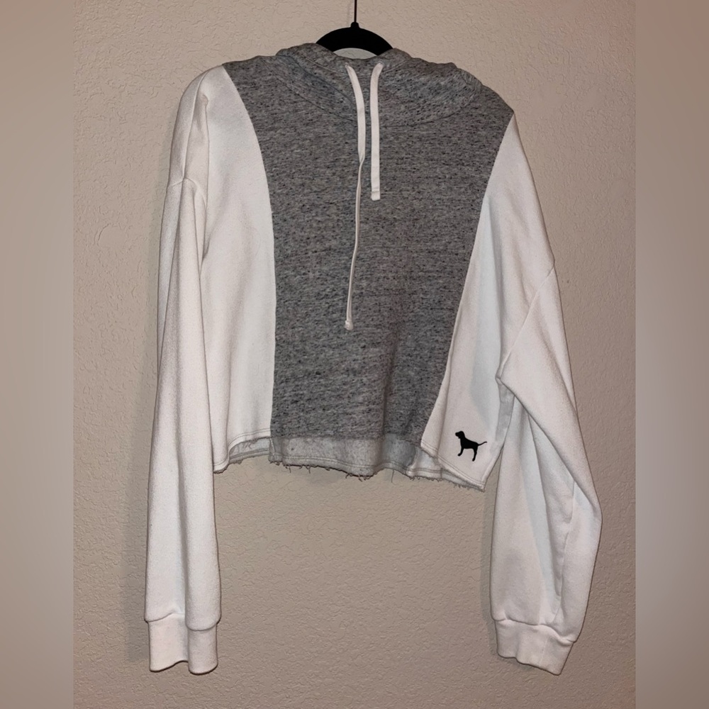 PINK cropped hoodie